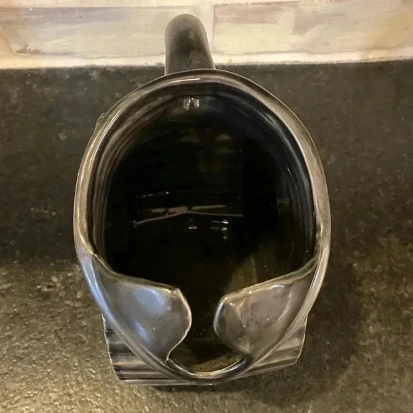 Vintage Pottery Floral Tilted Pitcher - Picture 4 of 8